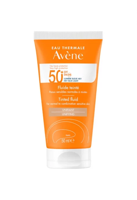 Слънцезащитен тониращ флуид  SPF 50+ TRIASORB - За нормална и смесена кожа - 50 мл