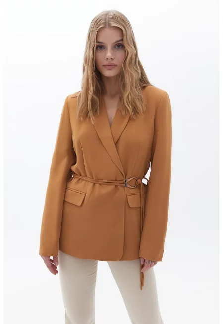 Стандартно сако - Канелено кафяво