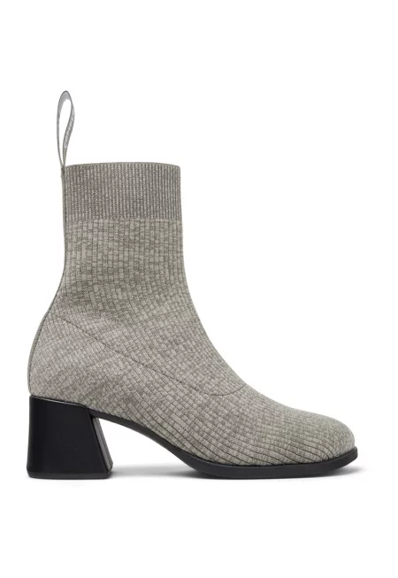 Текстилни ботуши Kora - Сив