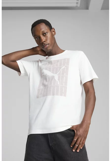 Тениска с памук и лого