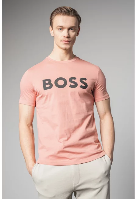 Тениска Thinking с гумирано лого