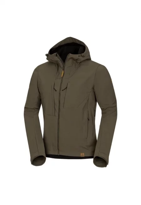 Трекинг яке August Adventure Softshell - Зелен
