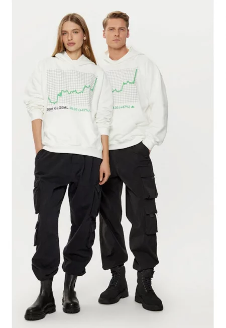 Унисекс блуза -  304683657 - Памук - Бяла - Бял