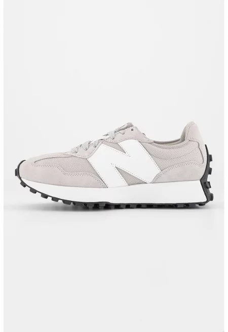 Унисекс Спортни обувки 327 с велур и текстил - Светло сив