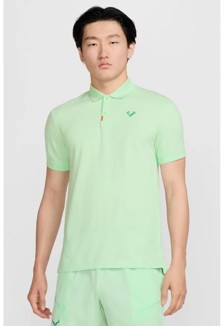 Вталена тениска за тенис Dri-Fit Rafa с яка