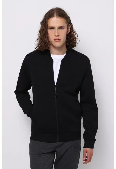 Яке бомбър с цип и джобове