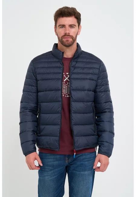 Зимно капитонирано яке - Тъмносин