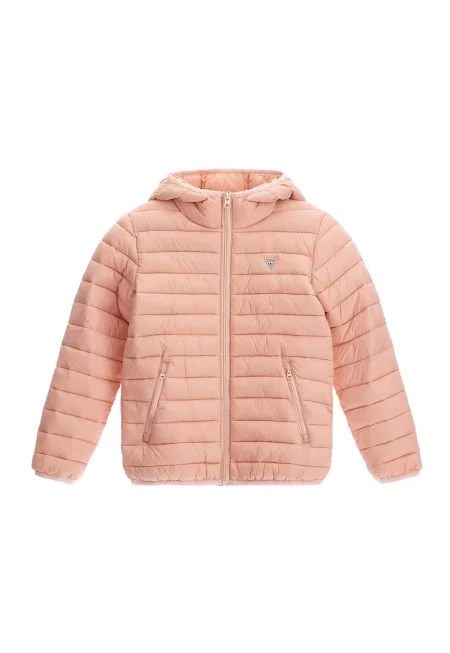 Зимно олекотено капитонирано яке с качулка