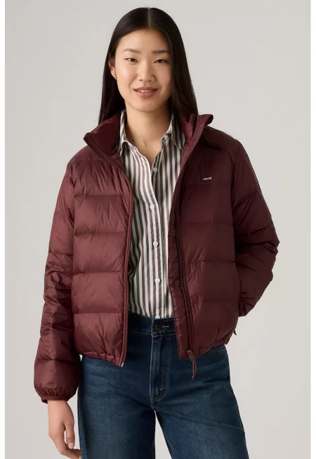 Зимно яке Polly с пухена вата - Червен/Бордо