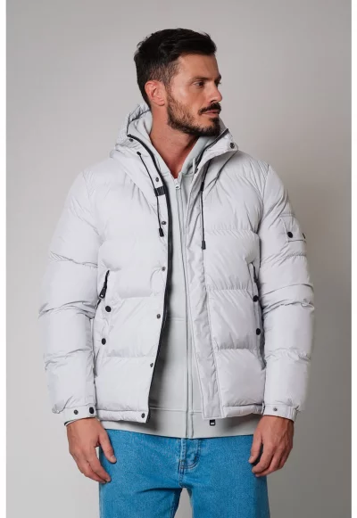 Зимно яке с капси на джобовете