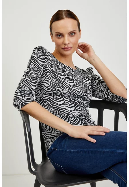 Блуза с 3/4 ръкави