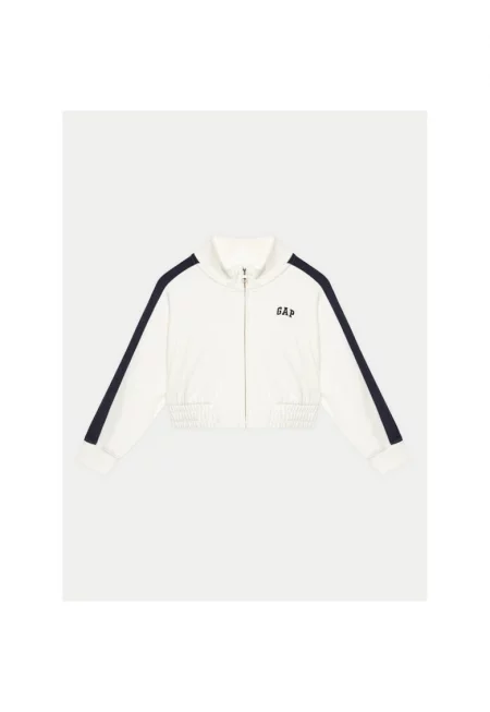 Блуза за момиче -  305289858 - Памук/Рециклиран полиестер - 134 см - Бяла