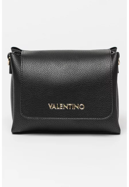 Чанта през рамо Alexia от еко кожа с метално лого