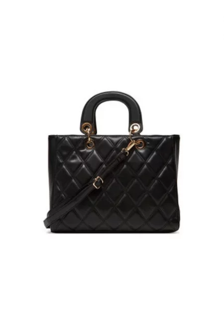 Дамска чанта  13715337 - Екокожа - Черна