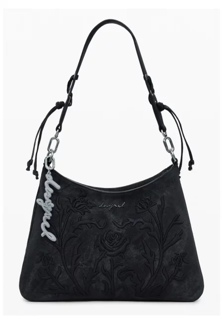 Дамска черна чанта 25WAXP40 - Черен