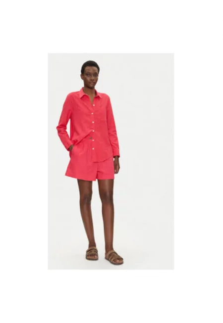 Дамска риза  885287-14 - Лен/Вискоза - Розов