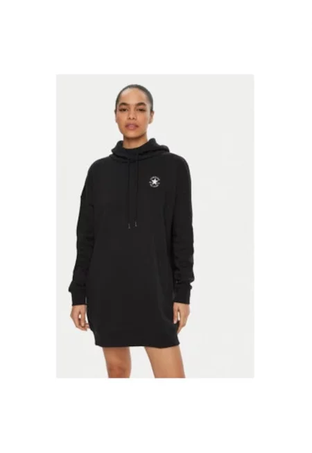 Дамска рокля -  304942686 - Памук/Полиестер - Черна