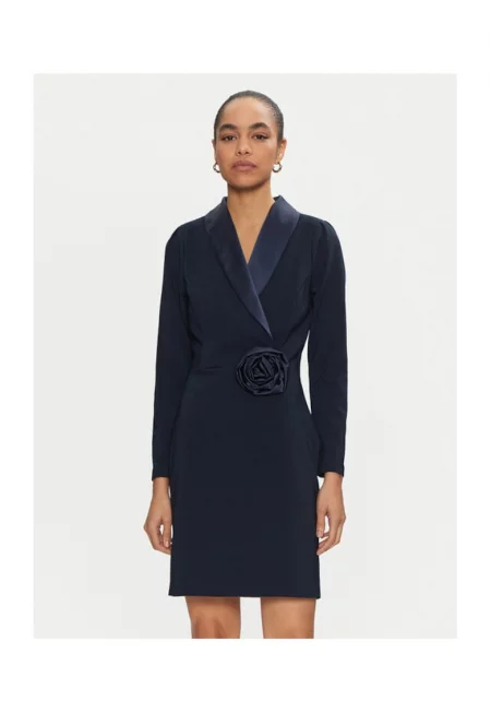 Дамска рокля - Ринасименто - 305117311 - Полиестер - Син - Син