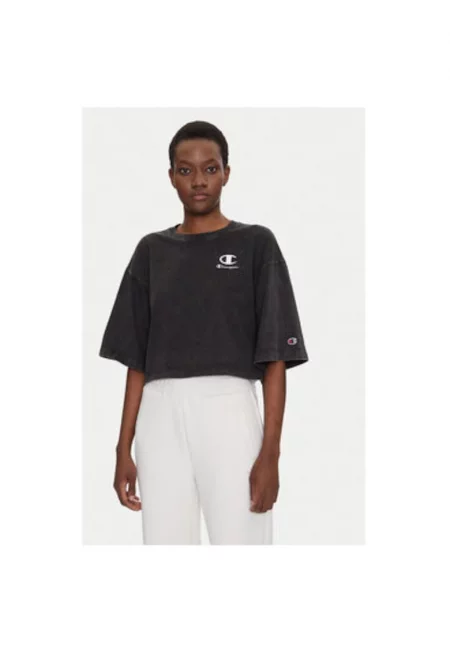 Дамска тениска  118023 - памук - черна - Черен