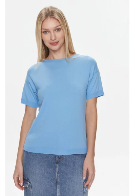 Дамска тениска -  303812805 - Памук/Модал - Синя - Син