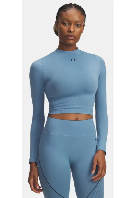 Дамска тениска Under Armour UA Vanish Seamless LS-BLU Синя