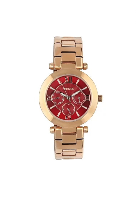 Дамски часовник  модел WWL101110 - стомана - розов - 36мм - кварцов механизъм - водоустойчивост 5 ATM