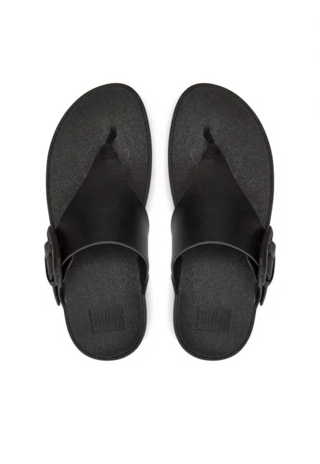 Дамски джапанки - чехли - сабо  303870935 - Естествена кожа - Черен