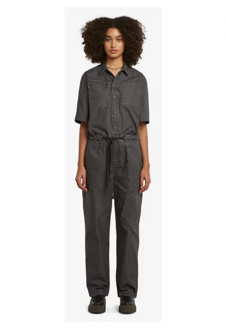 Дамски гащеризон -  Сив - Army Jumpsuit Сив