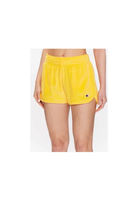 Дамски къси панталони -  302203833 - Памук/Полиестер - Жълти - Жълт
