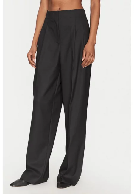Дамски панталон - 2-ри ден - 305214331 - Полиестер/Вискоза - Черен - Черен