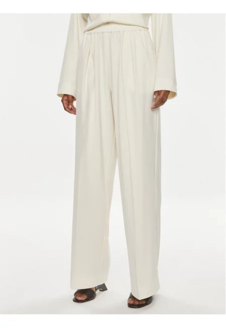 Дамски панталон -  303647506 - Рециклиран полиестер/Полиестер - Бежов