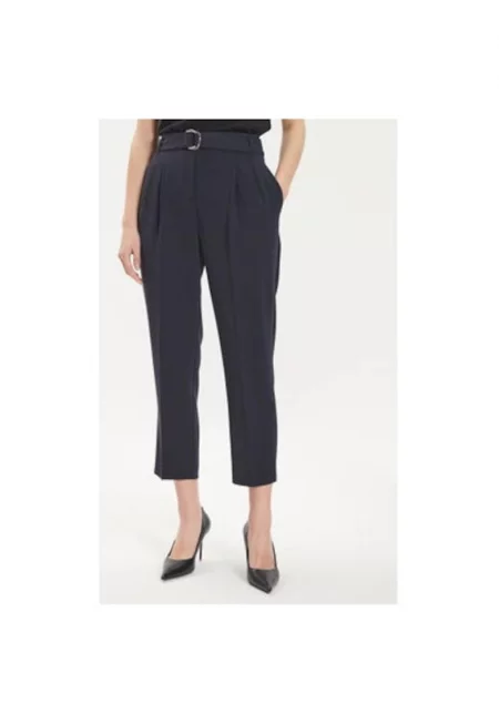 Дамски панталон -  304437496 - Ацетат/Полиестер - Син - Син