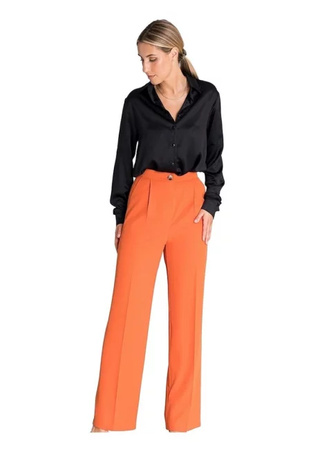 Дамски панталон  Полиестер - Оранжев