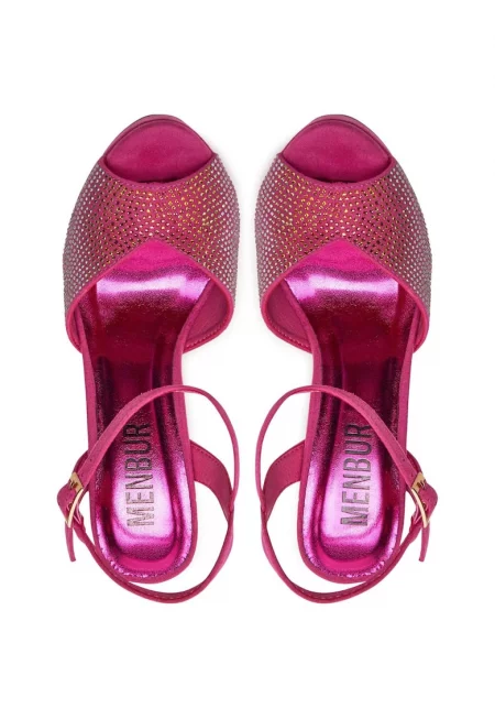 Дамски сандали -  016837 - Синтетика - Розови