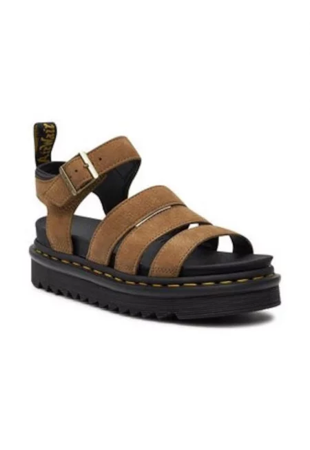 Дамски сандали - Dr Martens - 303781880 - естествена кожа - кафяв
