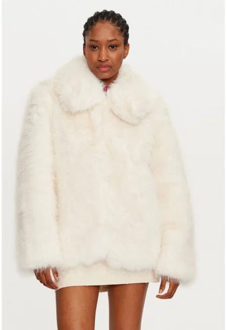 Дамско палто - Villa - 304768156 - Полиестер - Бежов - Бежов