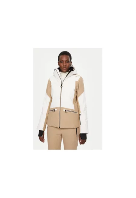 Дамско ски яке -  304332081 - Полиестер - Бял - Бял