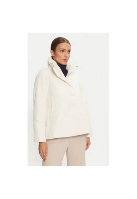 Дамско зимно яке  K7125KW - Найлон/Еластан - Бежов