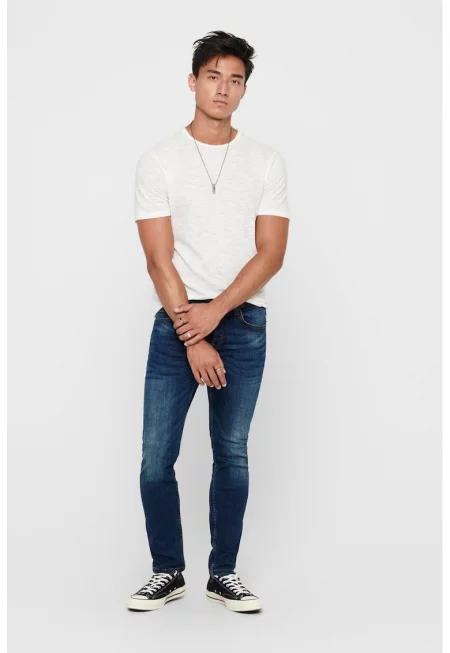 Дънки по тялото - Тъмносин