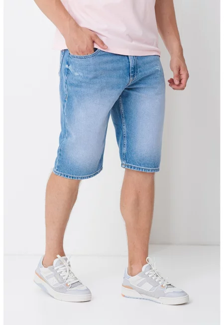 Дънкови бермуди Ryan - Светлосин