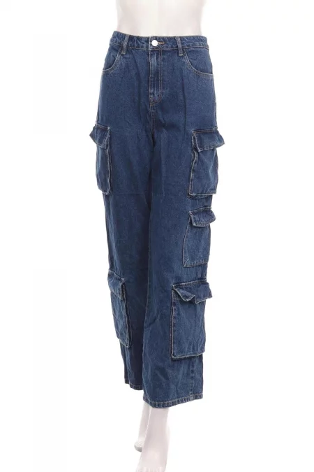 Дрехи Дънки с висока талия VERO MODA
