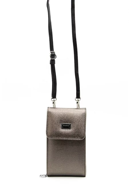 Екологична кожена чанта crossbody за телефон в различни цветове