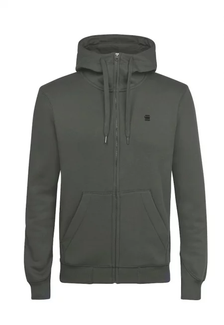 Худи Premium Core с цип - Tъмносив