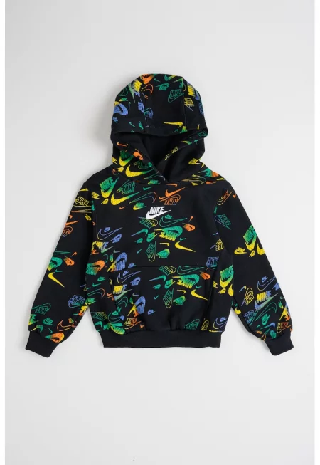 Худи с памук с монограм