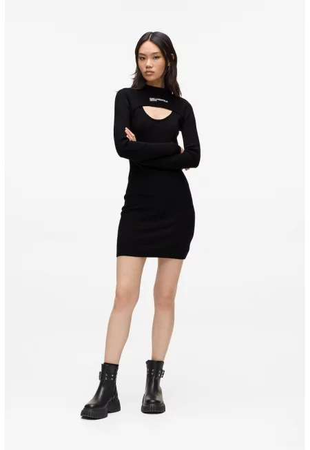 Къса рокля с лого