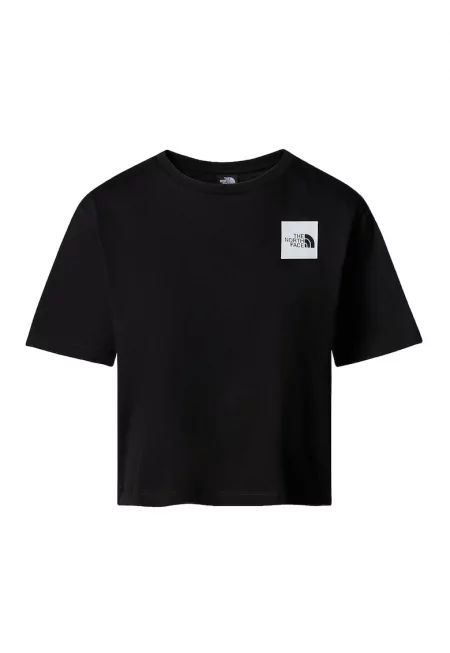 Къса тениска с овално деколте