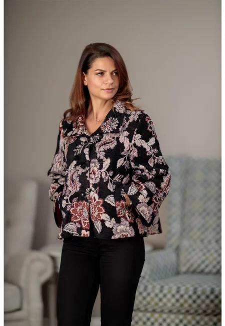 Късо палто Tokyog със странични джобове