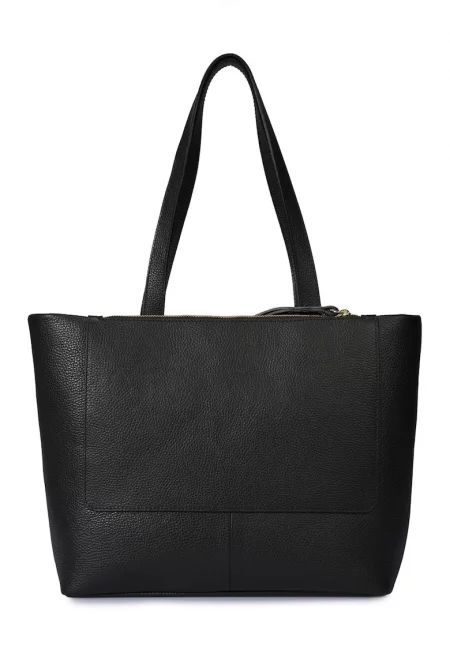 Кожена шопинг чанта