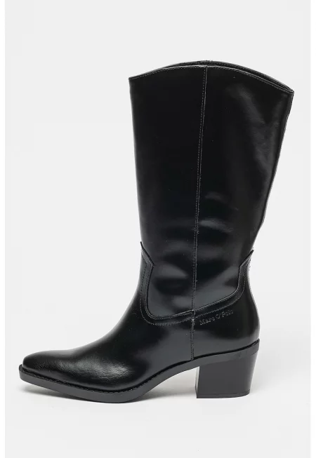 Кожени боти - Черен