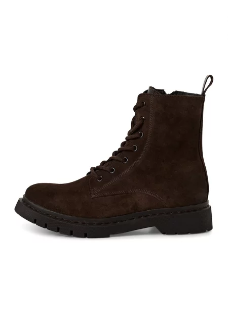 Кожени боти - Тъмнокафяв